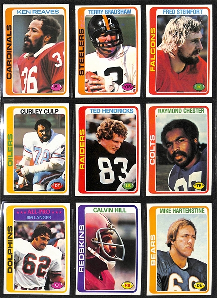 1978 Topps Football Complete Set of 528 Cards w. Tony Dorsett Rookie Card