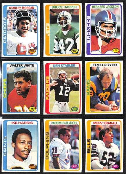 1978 Topps Football Complete Set of 528 Cards w. Tony Dorsett Rookie Card