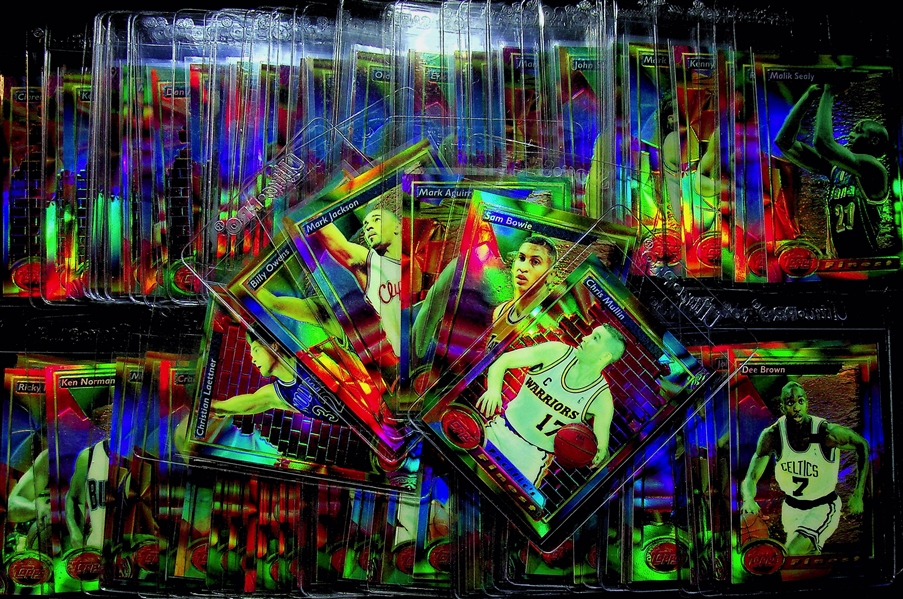 Lot of (96) 1993 Topps Finest Basketball Refractor Cards w. Chris Mullen