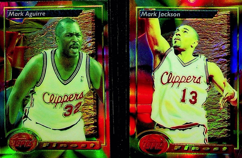 Lot of (96) 1993 Topps Finest Basketball Refractor Cards w. Chris Mullen
