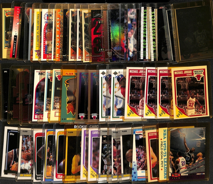 Lot of 53 Basketball Cards Inc. 34 Michael Jordan Cards w. Inserts