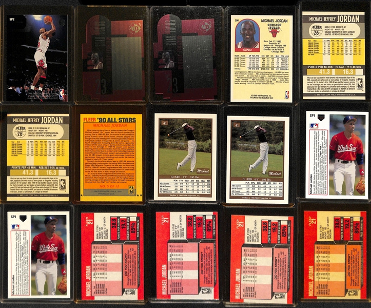 Lot of 53 Basketball Cards Inc. 34 Michael Jordan Cards w. Inserts