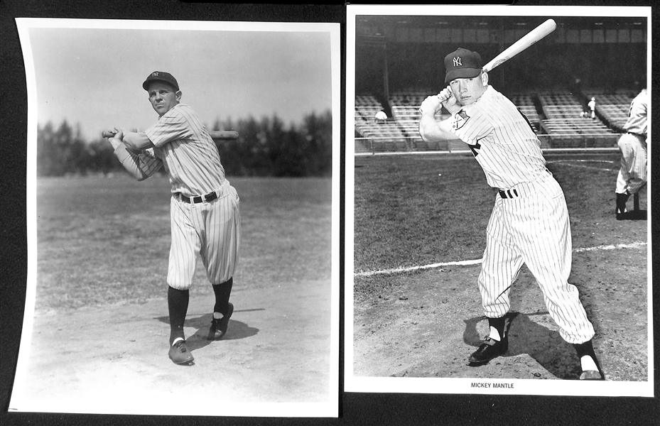 Lot of Over (75) Yankees Souvenir Photos & Premiums Mostly Printed 1960s-1970s w. Mantle
