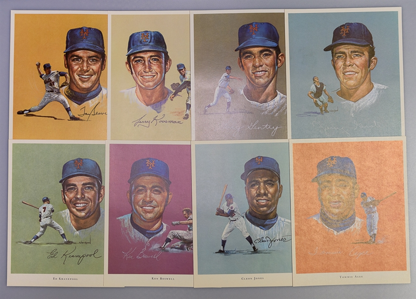 Baseball Lot of Photos & Press Books - 1960s thru 1970s - w. 1969 Citgo Mets Photos