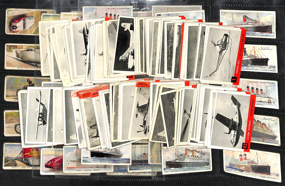 Lot of 170+ Assorted 1956 Topps Jets Cards & Others
