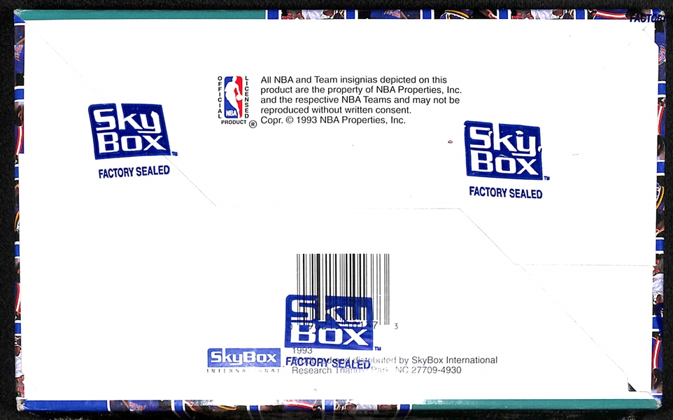 1992-93 NBA Hoops Series 2 Unopened  Basketball Box (Shaquille O'Neal Rookie Year) - Some Tearing on Plastic Factory Seal