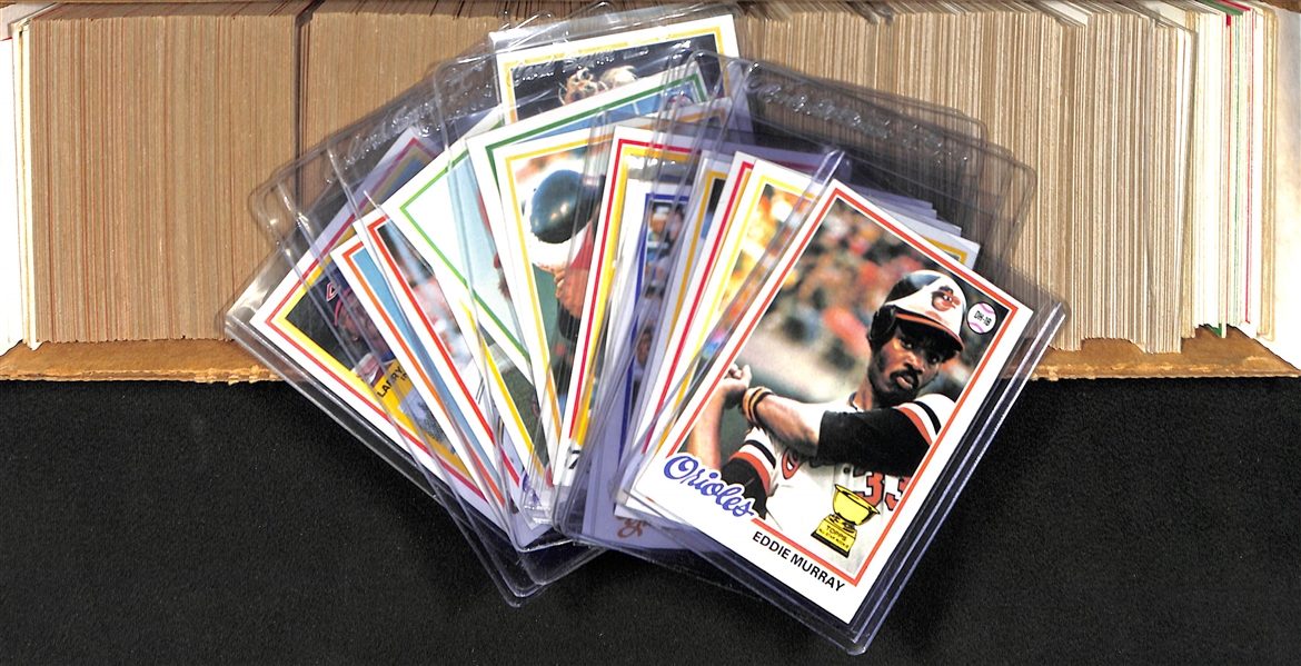 1978 Topps Baseball Card Complete Set of 726 Cards w. Eddie Murray Rookie