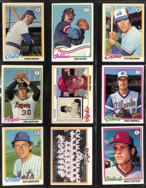 1978 Topps Baseball Card Complete Set of 726 Cards w. Eddie Murray Rookie