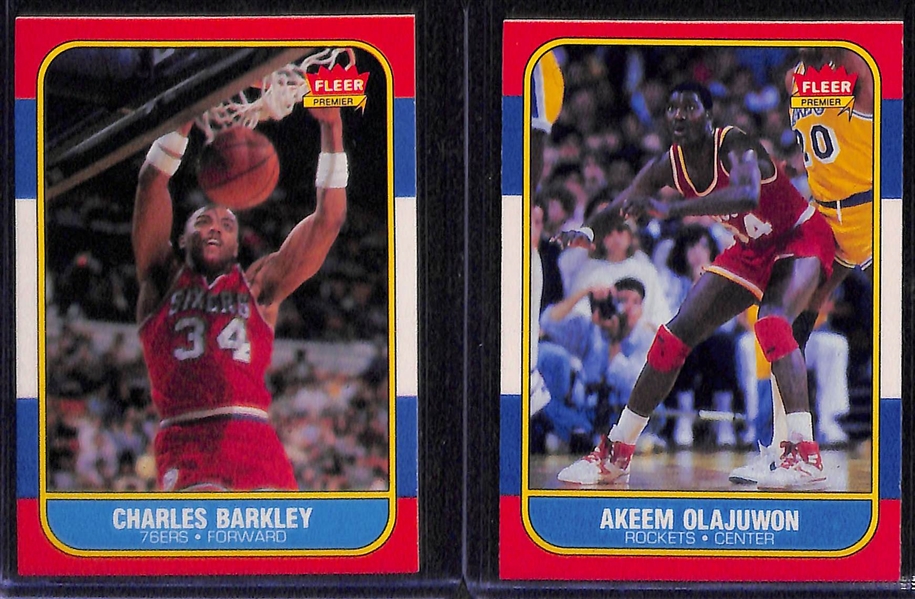 1986-87 Fleer Basketball Set (Missing Only Michael Jordan Card) - 131 of 132 Cards
