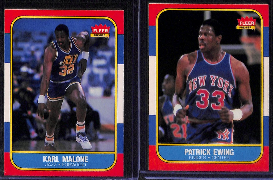 1986-87 Fleer Basketball Set (Missing Only Michael Jordan Card) - 131 of 132 Cards