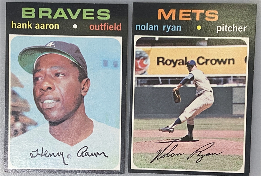1971 Topps Baseball Card Complete Set of 752 Cards w. Baker/Baylor Rookie Card