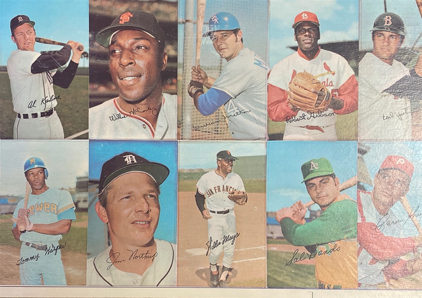 1971 Topps Super Baseball Card Uncut Sheet