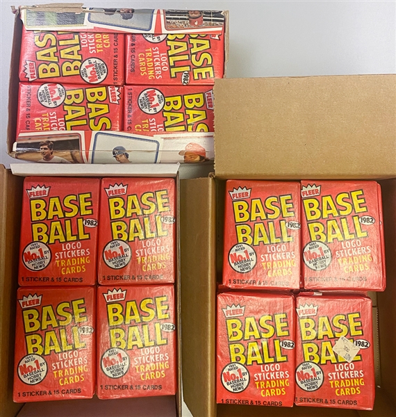 Lot of (106) 1982 Fleer Baseball Wax Packs