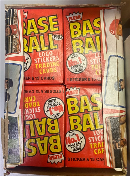 Lot of (106) 1982 Fleer Baseball Wax Packs