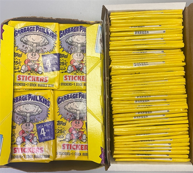 1986 Garbage Pail Kids 4th Series Complete Wax Box of 48 Packs + Additional 48 Sealed Packs