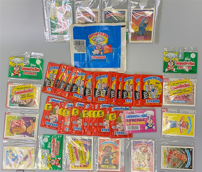 (16) Sealed 1986 6th Series Packs & (9) Sealed 1987 11th Series Packs - Garbage Pail Kids - and More!