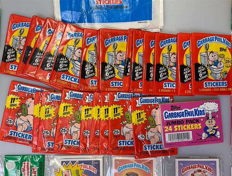 (16) Sealed 1986 6th Series Packs & (9) Sealed 1987 11th Series Packs - Garbage Pail Kids - and More!