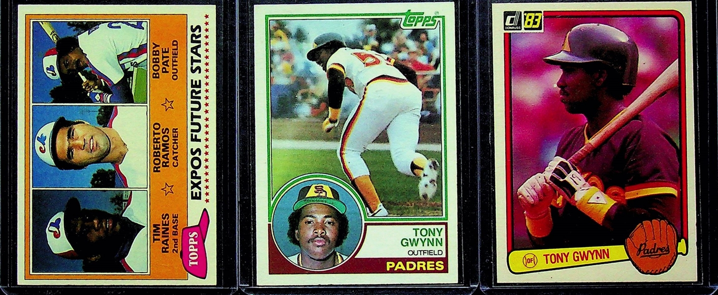 Lot of (84) 1981-1991 Baseball Rookie Cards w. 1982 Topps Cal Ripken Rookie Card