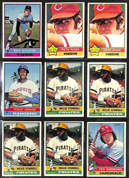 1975 Topps Baseball Partial Set & (150+) 1976 Topps Baseball Cards Loaded w. Stars!