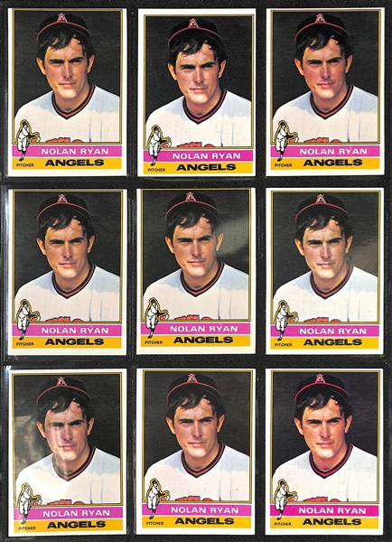 1975 Topps Baseball Partial Set & (150+) 1976 Topps Baseball Cards Loaded w. Stars!