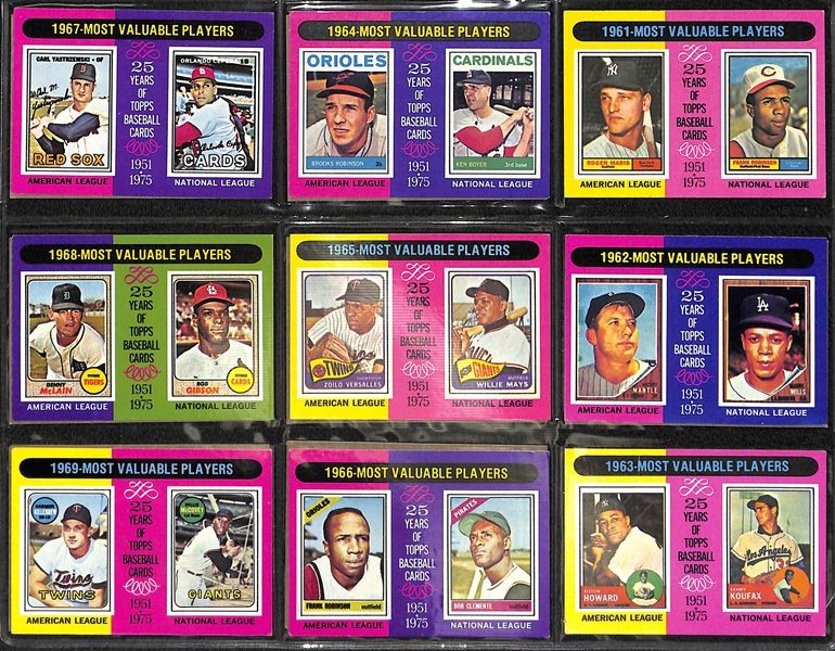 1975 Topps Baseball Partial Set & (150+) 1976 Topps Baseball Cards Loaded w. Stars!