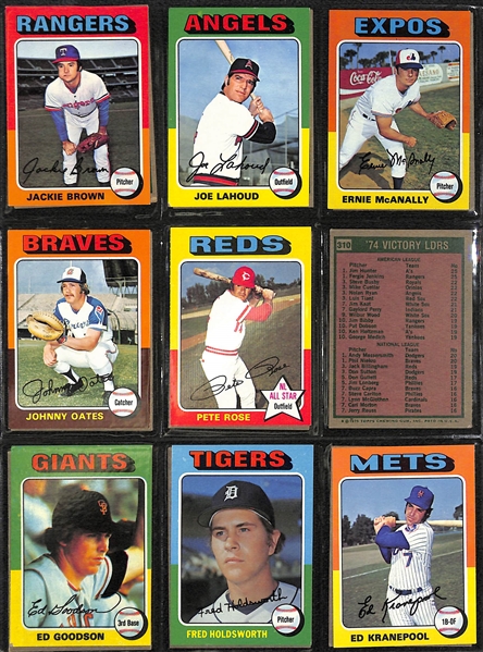 1975 Topps Baseball Partial Set & (150+) 1976 Topps Baseball Cards Loaded w. Stars!