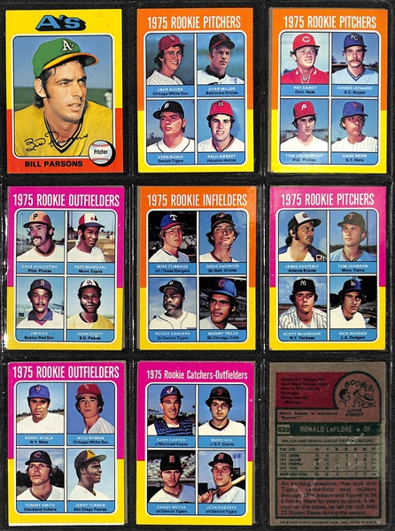 1975 Topps Baseball Partial Set & (150+) 1976 Topps Baseball Cards Loaded w. Stars!