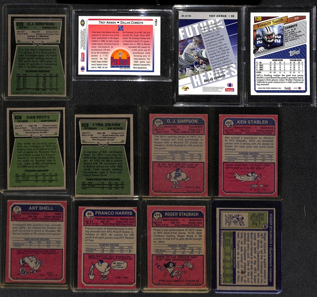 Lot of Approx. (750+) 1971-1978 Assorted Football Cards w. 1972 Roger Staubach Rookie Card