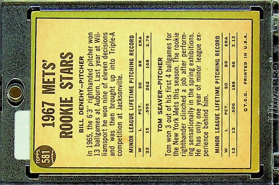 1967 Topps Tom Seaver #581 Rookie Card