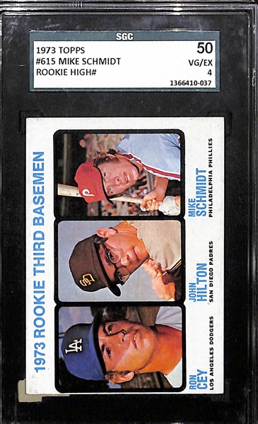 1973 Topps Baseball Complete Set with Mike Schmidt SGC 4 Rookie Card (All 660 Cards)