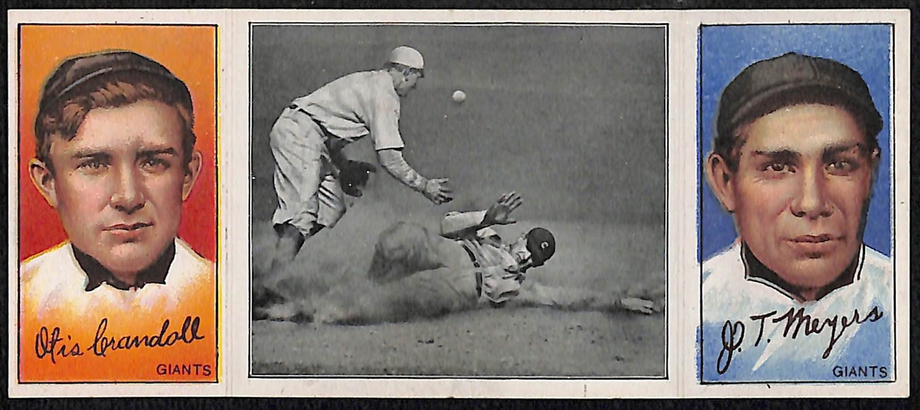 1912 T202 Hassan Triple Folder Too Late For Devlin