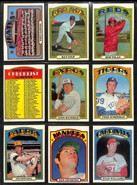 1972 Topps Baseball Card Complete Set (All 787 Cards!)