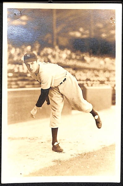 1930s Original 1930s Type 1 Lefty Gomez Photo By George Burke (Iconic Photo Used for His 1939 Play Ball Card)