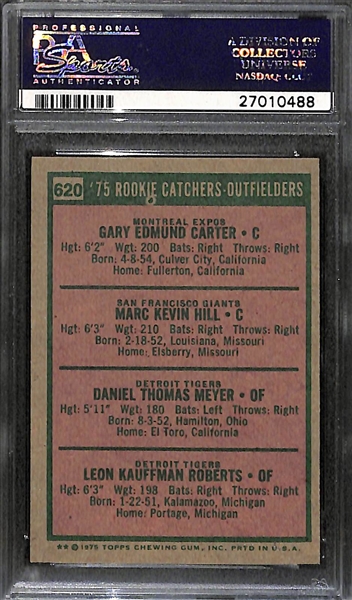 1974 Topps Gary Carter (HOF) Rookie Card #620 - Graded PSA 8