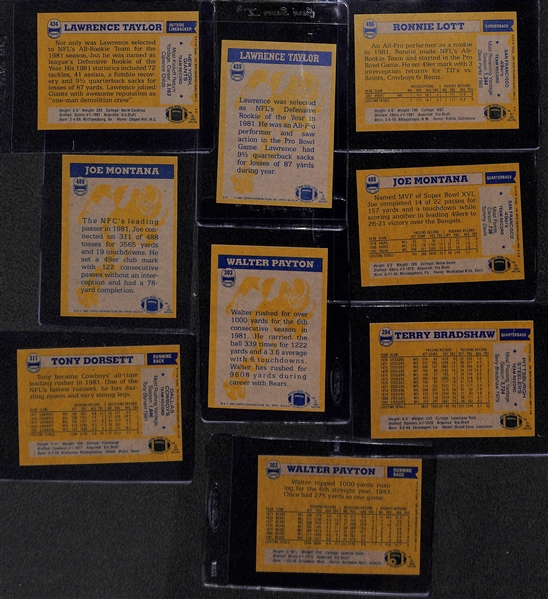 Mostly Pack-Fresh 1982 Topps Complete Football Set (All 528 Cards) w. Lawrence Taylor & Ronnie Lott Rookies!