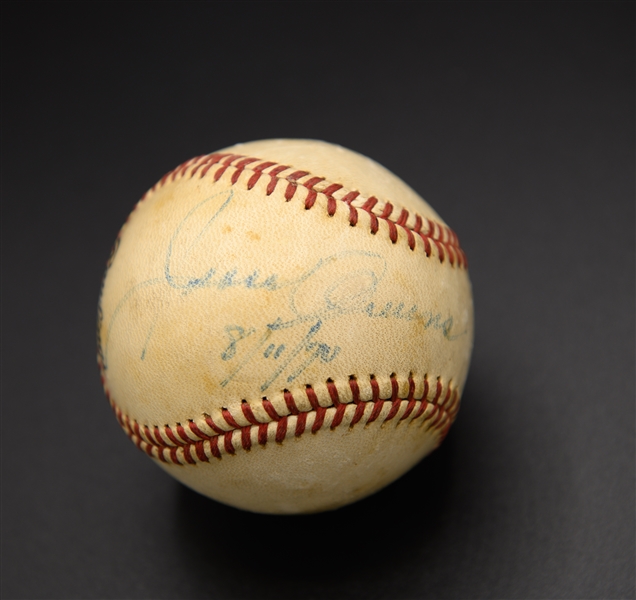 RARE Jesse Owens Signed Official Carolina League Baseball Inscribed 8/11/70 By Jesse - JSA LOA