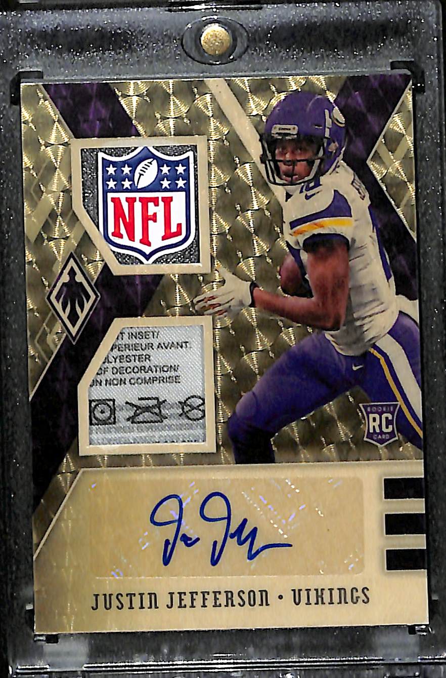Lot Detail - Rare 2020 Panini Phoenix Justin Jefferson Autographed ...