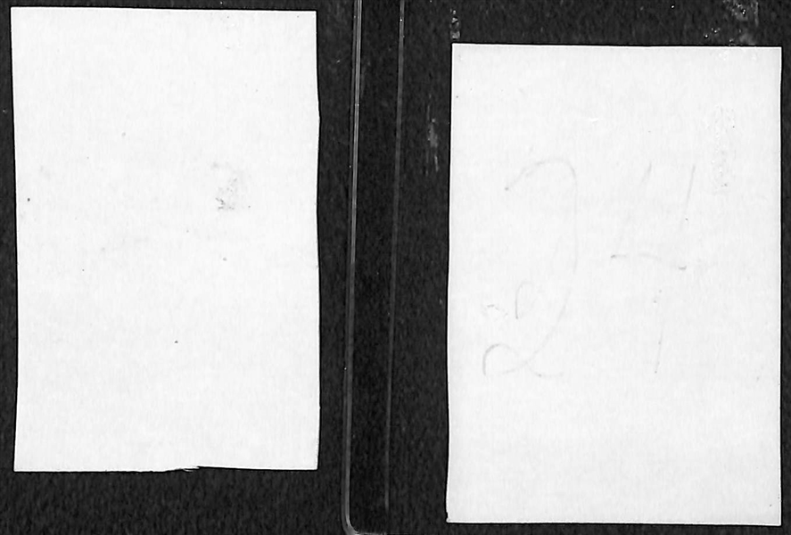 Lot of (2) 1971 Milk Duds Baseball Cards - Willie Mays and Harmon Killebrew