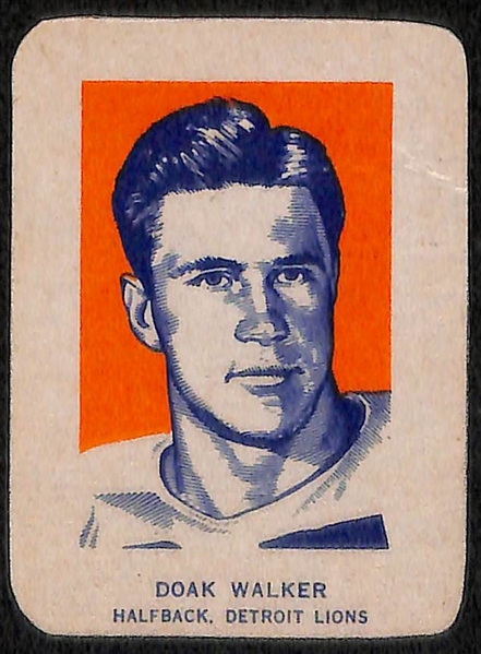 Lot of (3) 1952 Wheaties Cards - Stan Musial, Roy Campanella, and Doak Walker