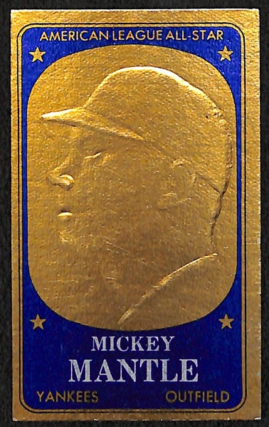 Lot of (2) 1965 Topps Embossed Mickey Mantle #11 Cards
