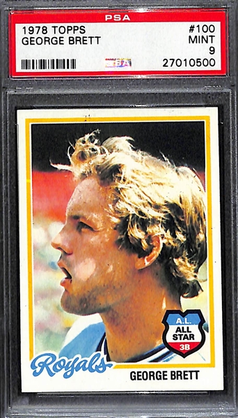 1978 Topps George Brett #100 Graded PSA 9