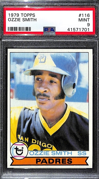 1979 Topps Ozzie Smith (HOF) #116 Graded PSA 9