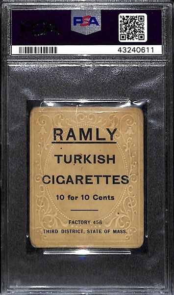 1909 T204 Ramly Turkish Tobacco Harry Lord (Boston Red Sox) PSA 1