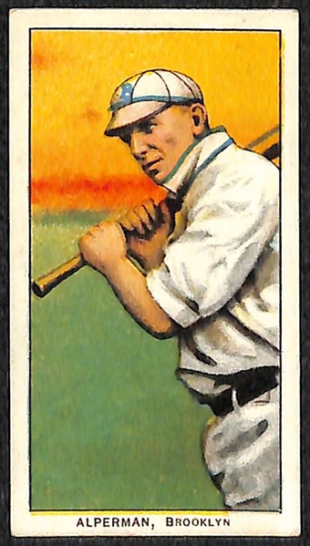 T206 Lot (3) - Hooks Wiltse (NY NL), Admiral Schlei (NY NL, Polar Bear), Whitey Alperman (Brooklyn Dodgers)
