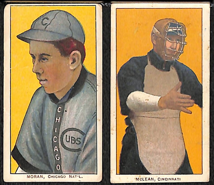 T206 Lot (4) - Pat Moran (Cubs), Larry McLean (Reds), Dode Paskert (Reds), George McQuillan (Phillies)