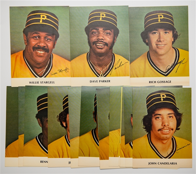 Over 120 Souvenir Photos (1970s Clemente, 1970s Babe Ruth, 1964 Bulletin Phillies, 1969 Citgo Mets, 1969 ARCO Red Sox, 1960s Tigers, +)
