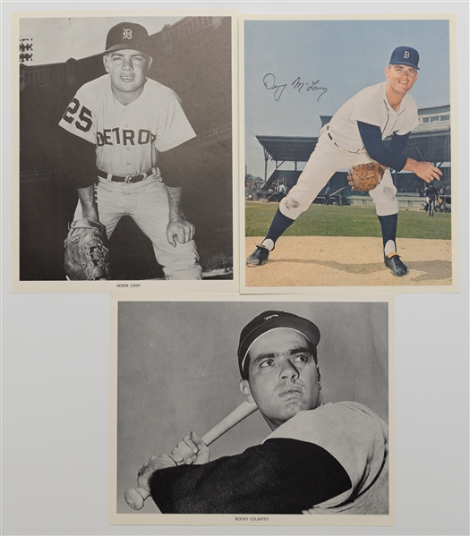 Over 120 Souvenir Photos (1970s Clemente, 1970s Babe Ruth, 1964 Bulletin Phillies, 1969 Citgo Mets, 1969 ARCO Red Sox, 1960s Tigers, +)