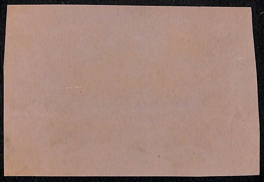 Rare 1936 Overland Candy Hank Greenberg Candy Wrapper Card (Hand Cut/Trimmed)