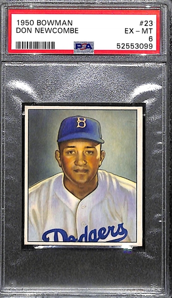 1950 Bowman Don Newcombe #23 Graded PSA 6