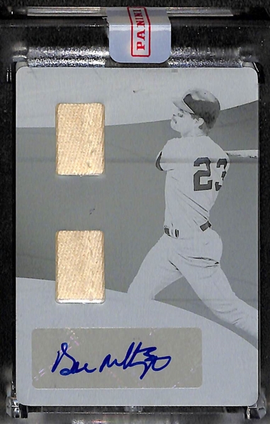 2020 Panini Immaculate Don Mattingly Autographed Dual Bat Printing Plate (#1/1) - Real One of One!